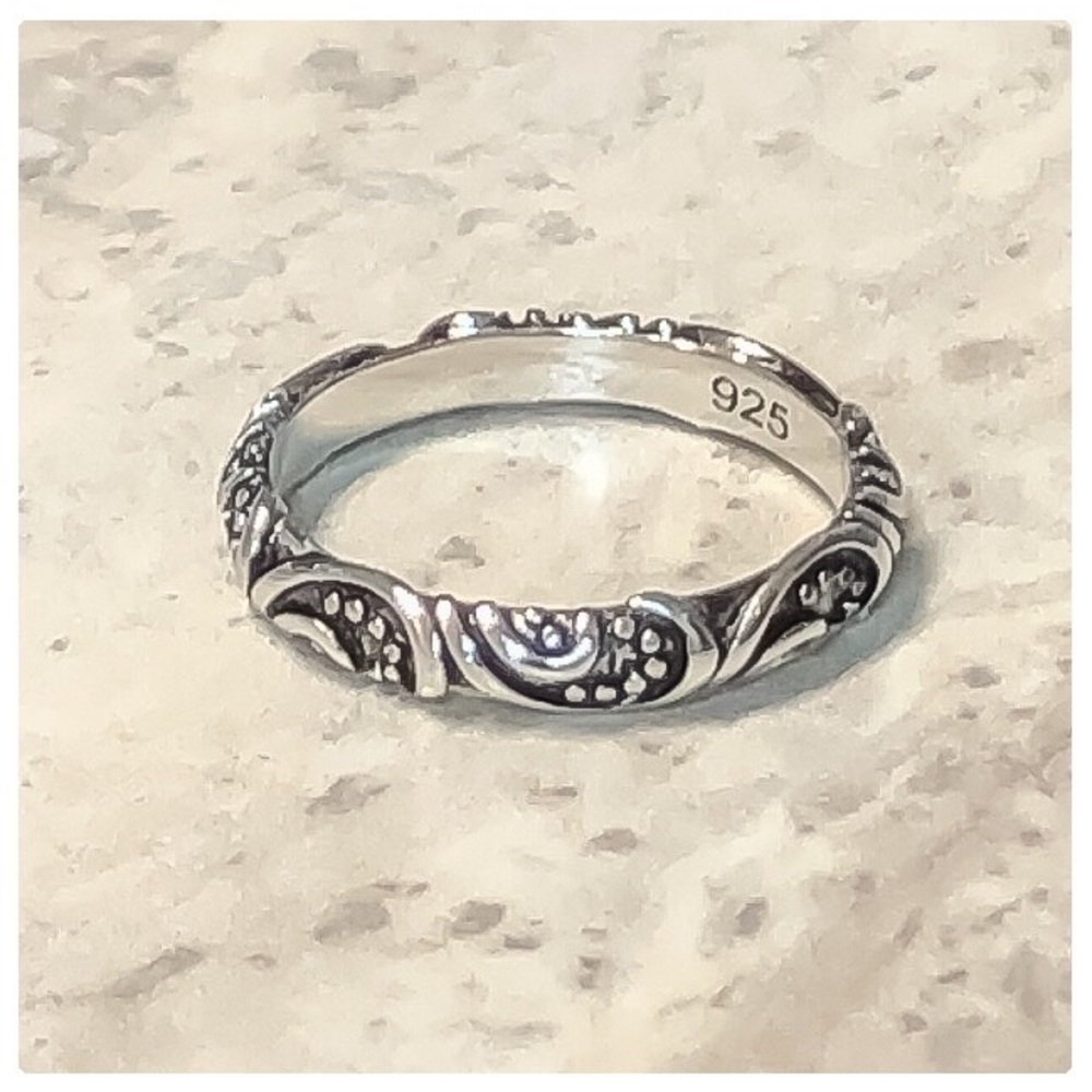 💕Beautiful Bali Style Sterling Silver Ring💕 - Picture 8 of 8